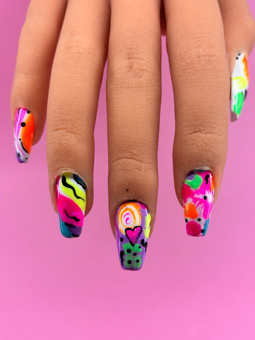 Pop Off | Colourful Handmade Press-On Nails