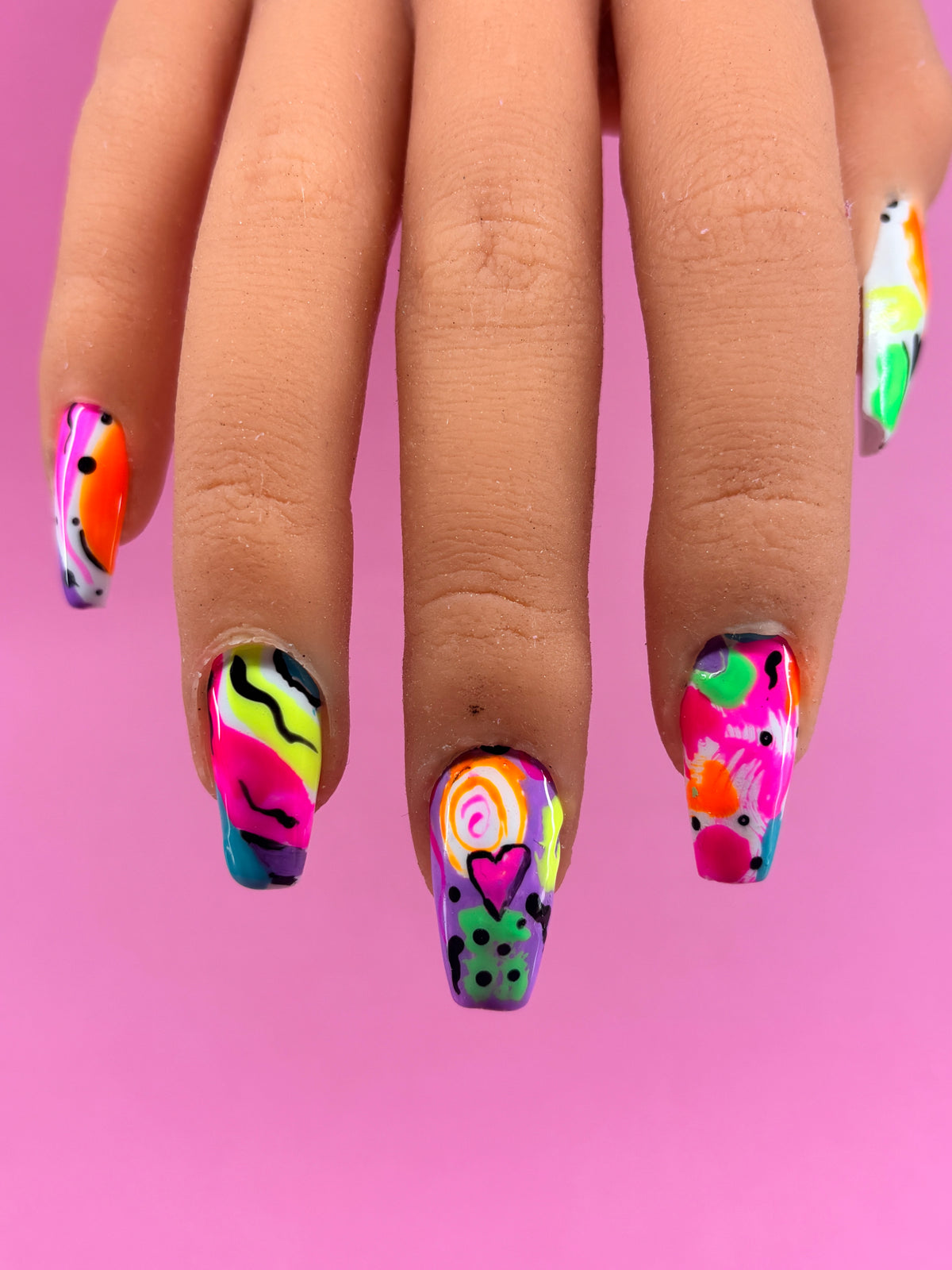 Pop Off | Colourful Handmade Press-On Nails