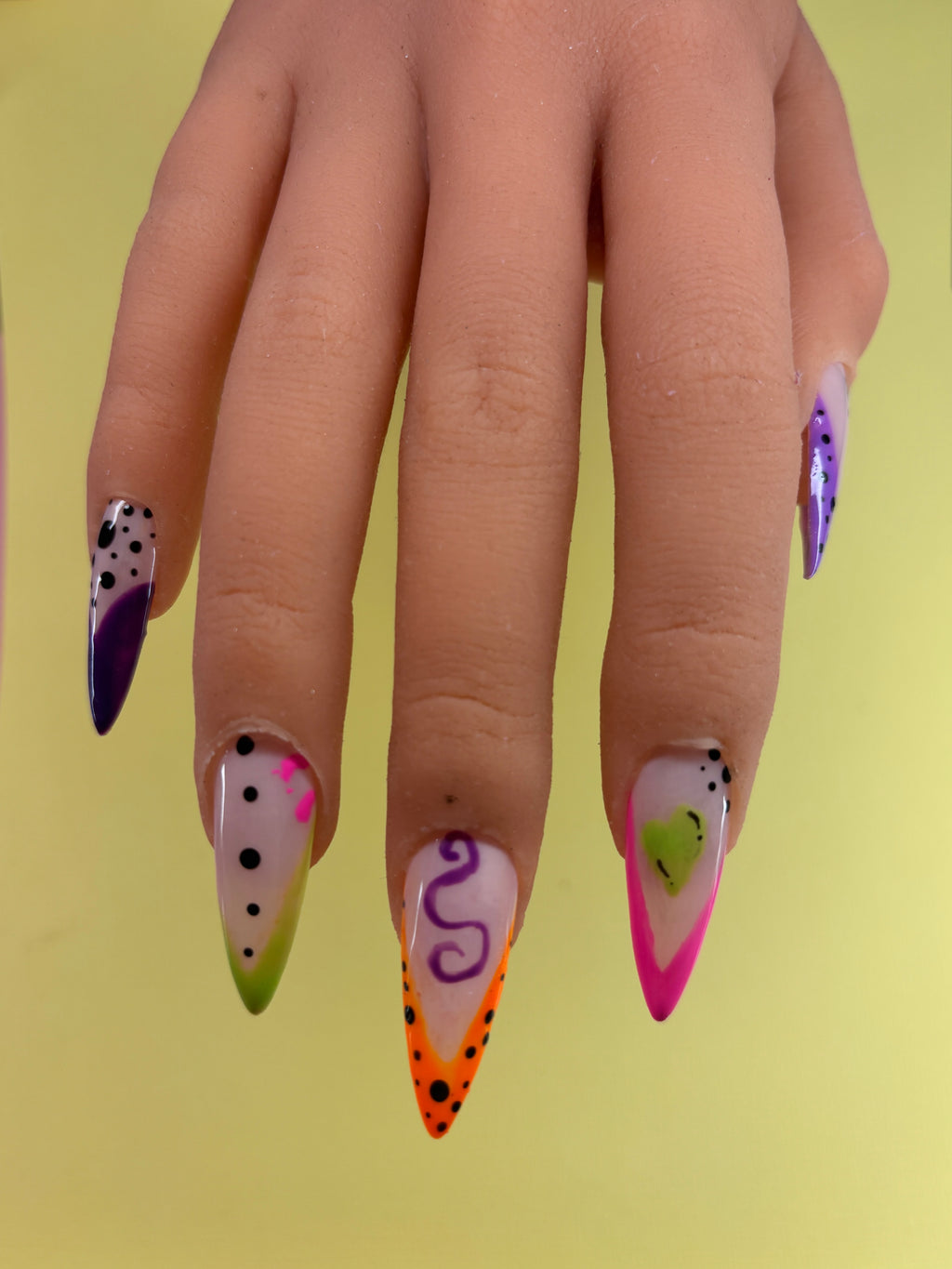Kolorful Kaos | Colourful Handmade Press-On Nails
