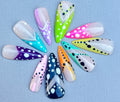Soft Chaos | Colourful Handmade Press-On Nails