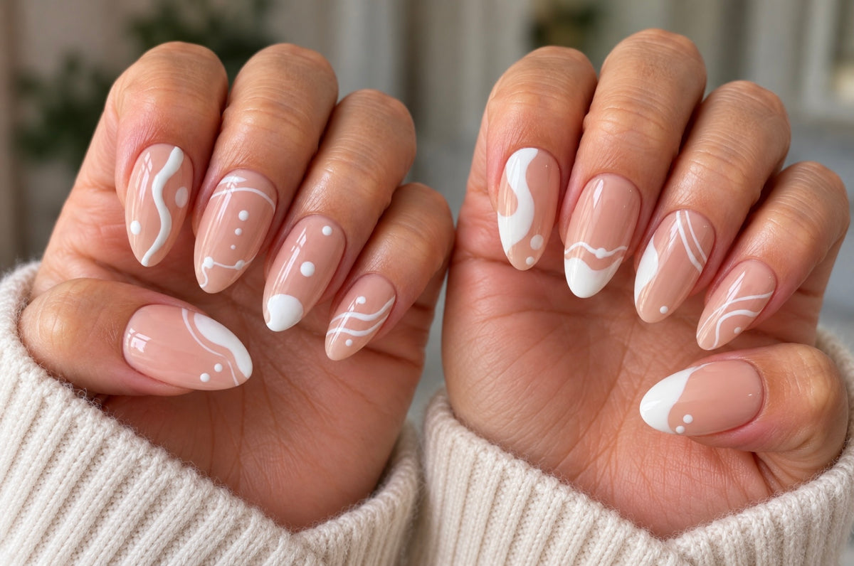 Tic Tac Toe | Handmade Press-On Nails