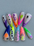 Kolorful Kaos | Colourful Handmade Press-On Nails